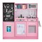 Wooden Pretend Play Kitchen Set for Toddlers, Boys & Girls Ages 3-6 with Cooking Accessories
